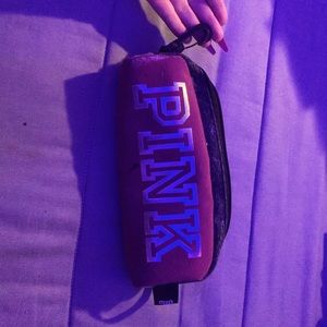 Burgundy and silver Bag from pink/vs